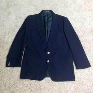 Mani Navy Blue Sport Coat by Giorgio Armani Size 40 Regular.